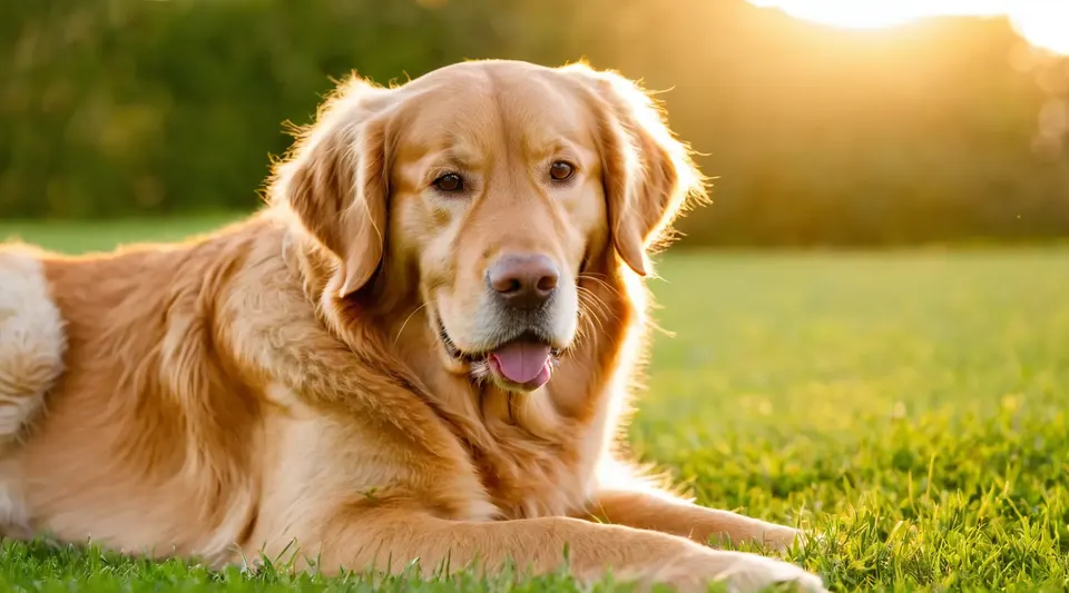 Golden retriever portrait