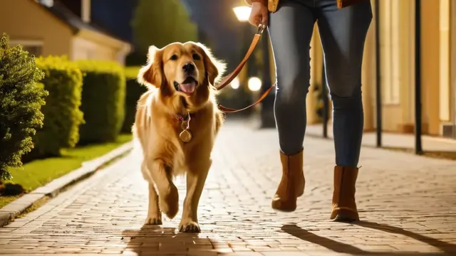 LED Retractable Dog Leash